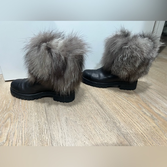 Jimmy Choo Fur Boots - Picture 2 of 7